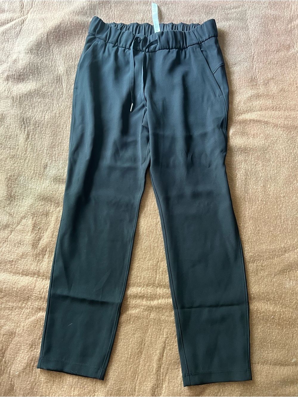 lululemon athletica Men'/womens Black Drawstring Jogger Pants NWOT